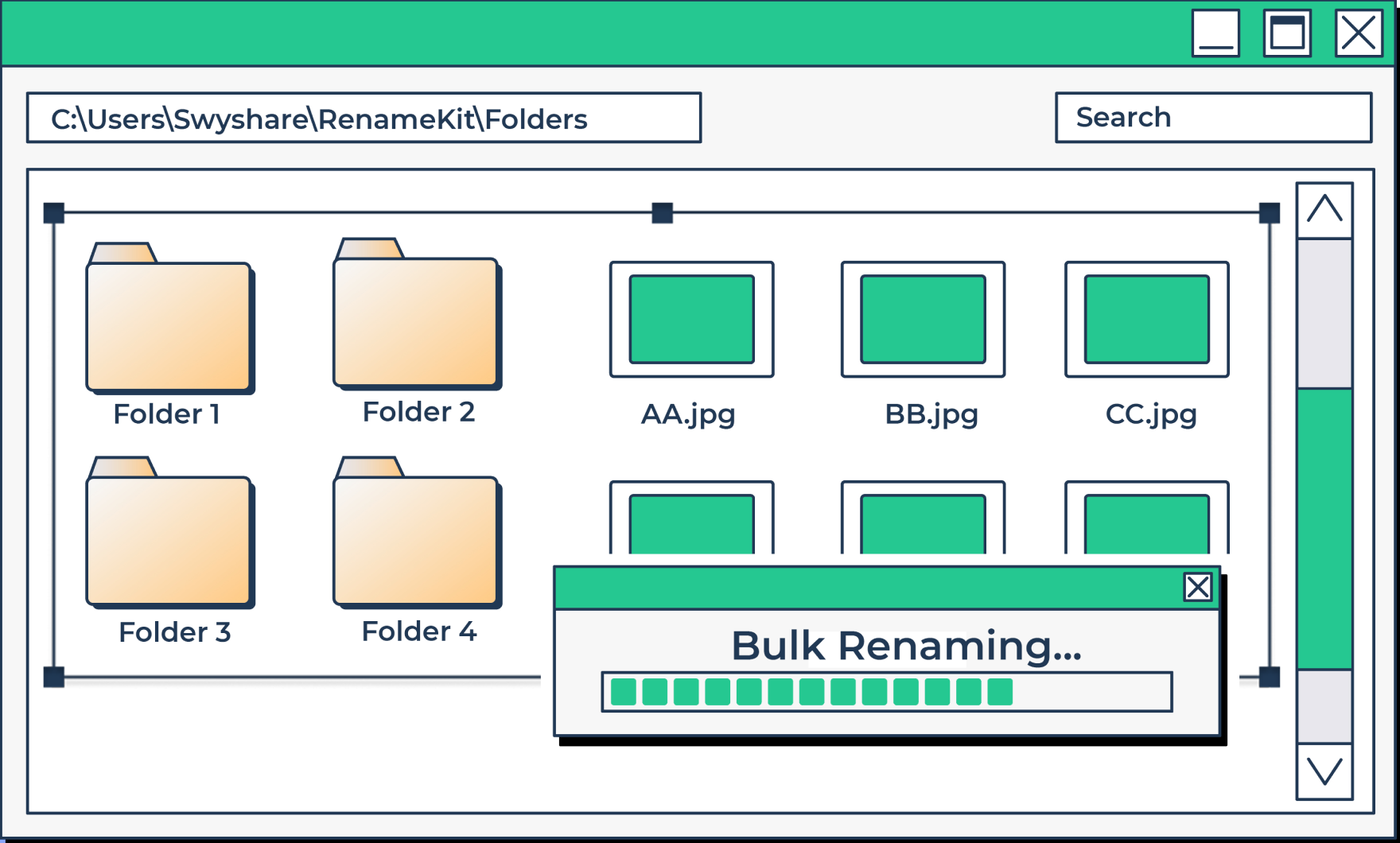 Bulk renaming files