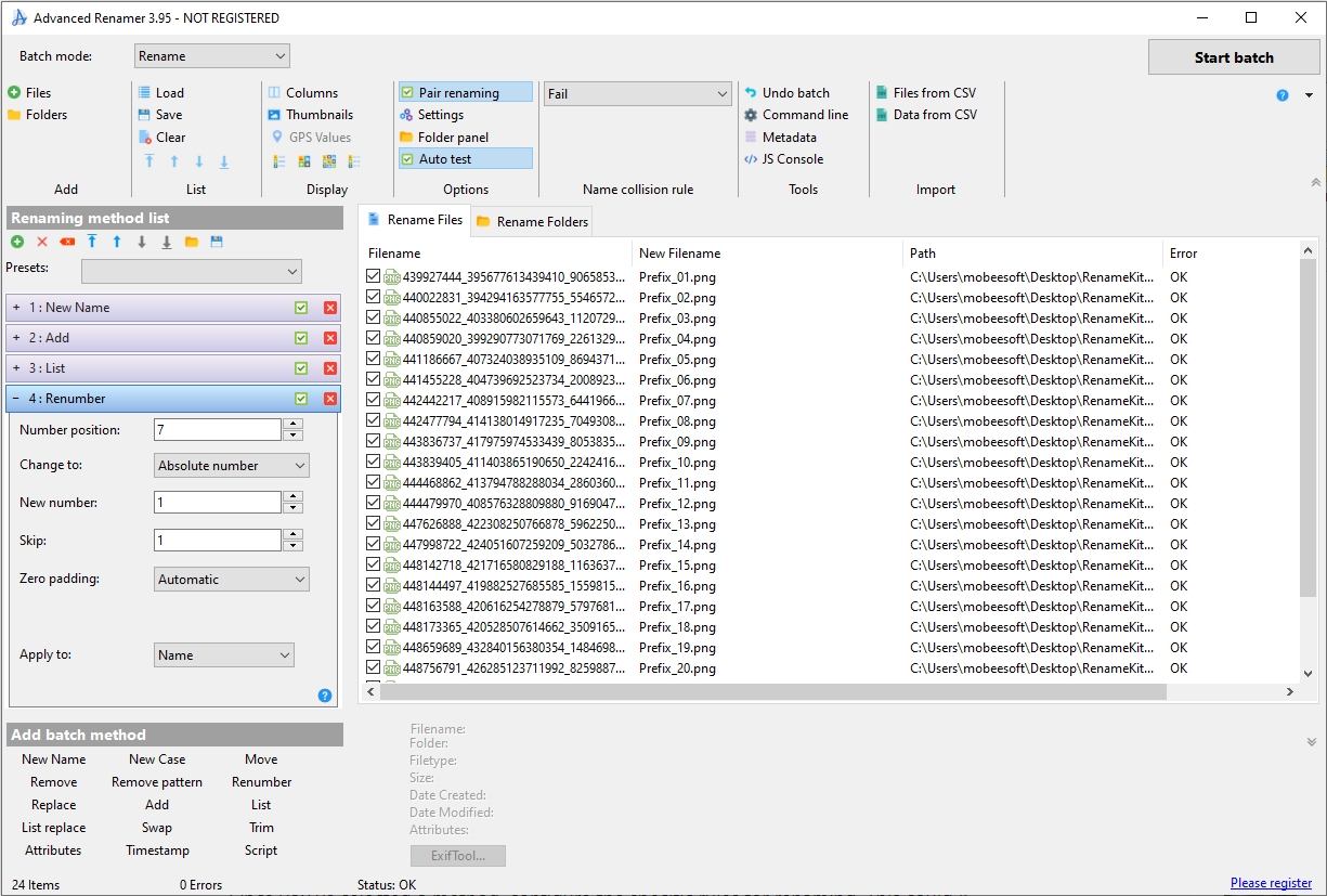 Advanced Renamer Overview: How to Mass Rename Multiple Files - Swyshare