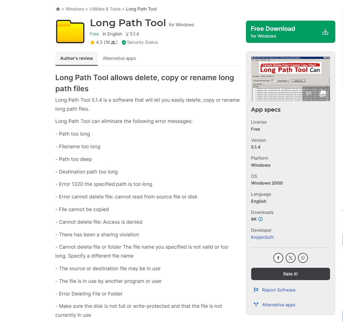 long path tool