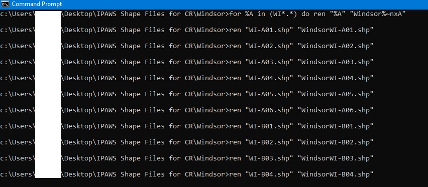 rename files in bulk using windows command prompt